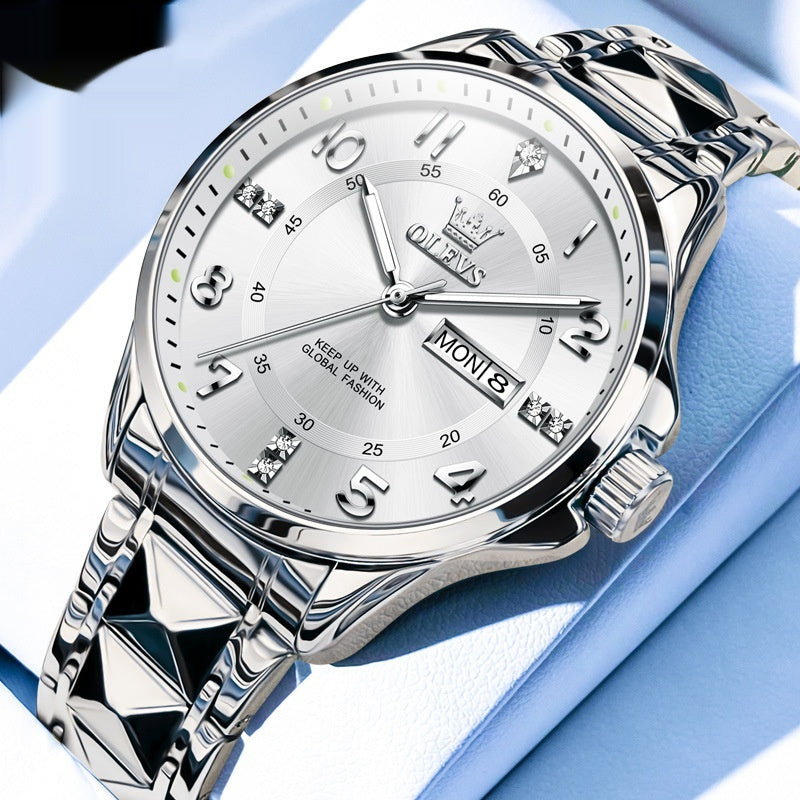 Couple's Quartz Watch – Minimalist Casual & Waterproof