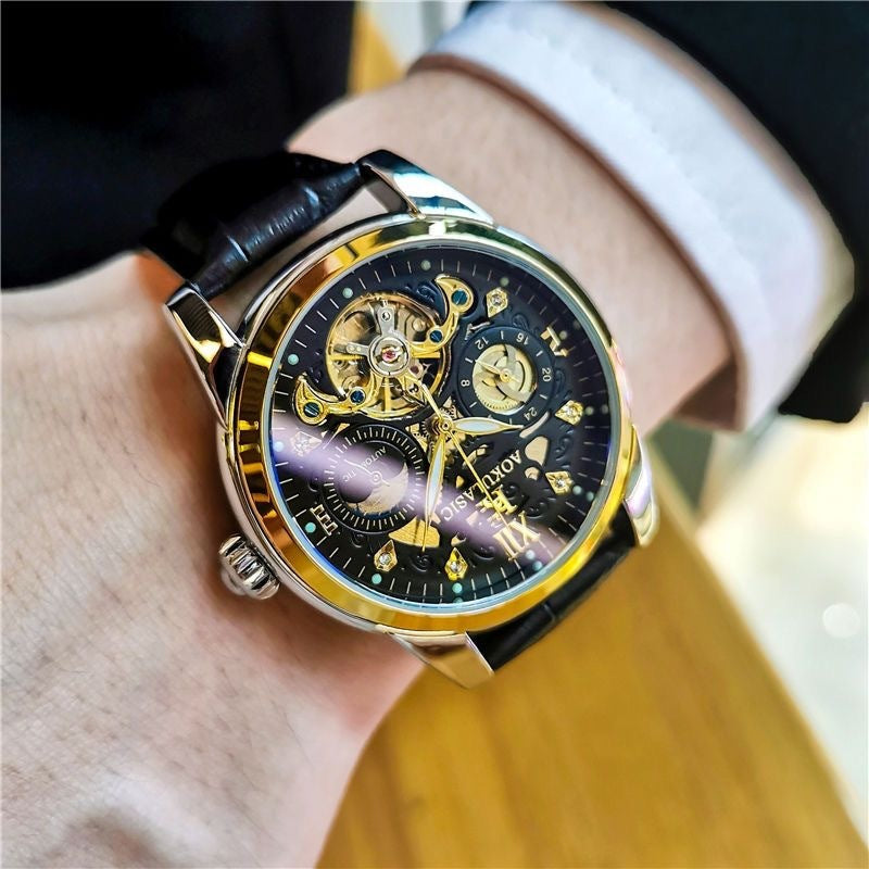 Vintage Men's Automatic Watch – Luminous & Waterproof