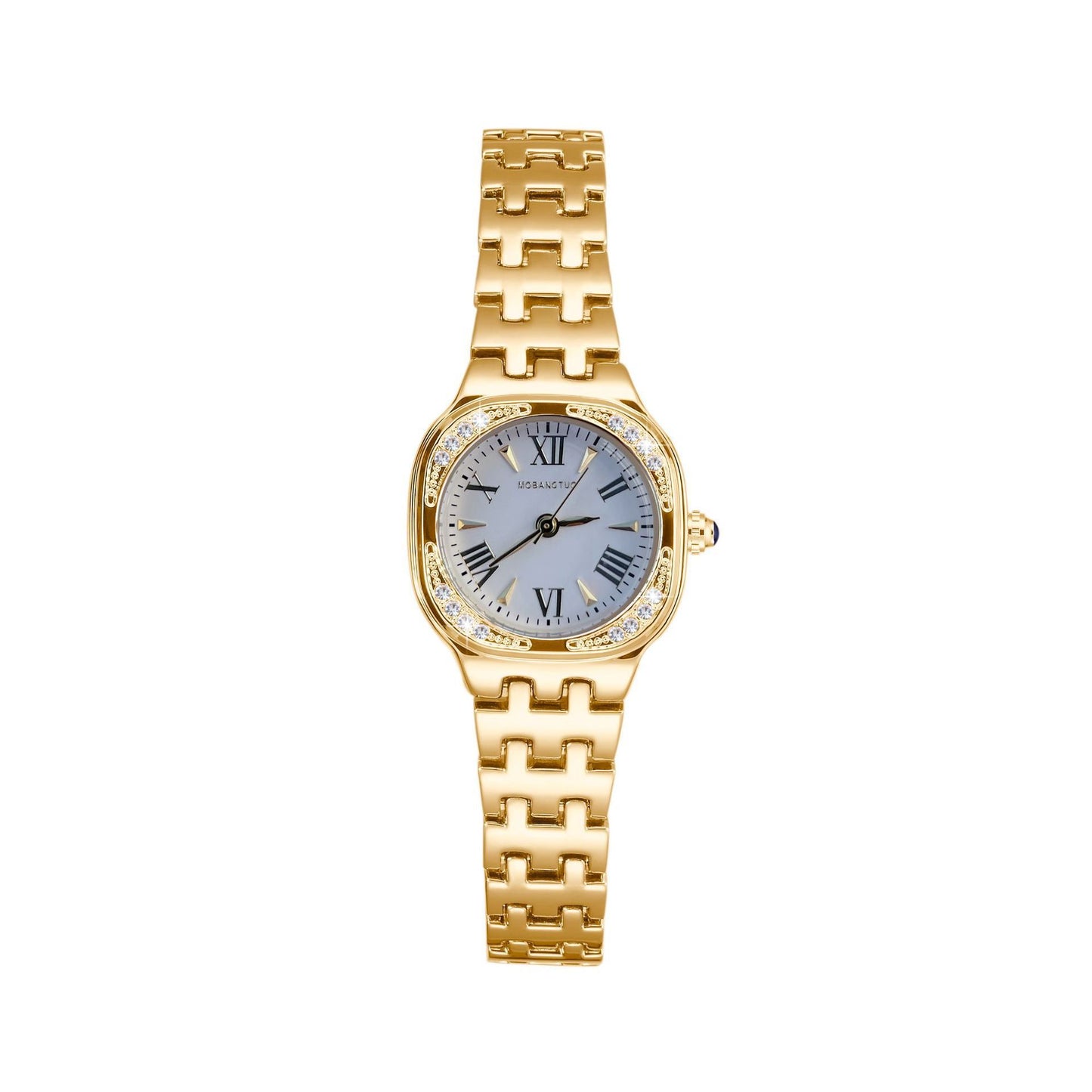 Women's Square Watch – Elegant 3D Dial