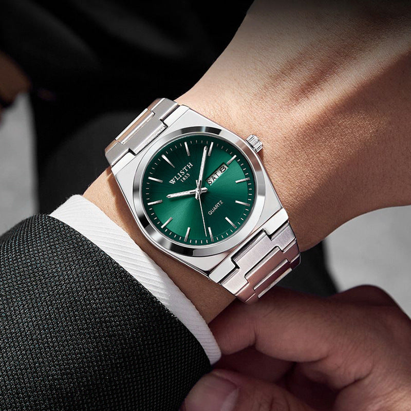 Ultra-thin Men's Quartz Watch – Luminous & Waterproof