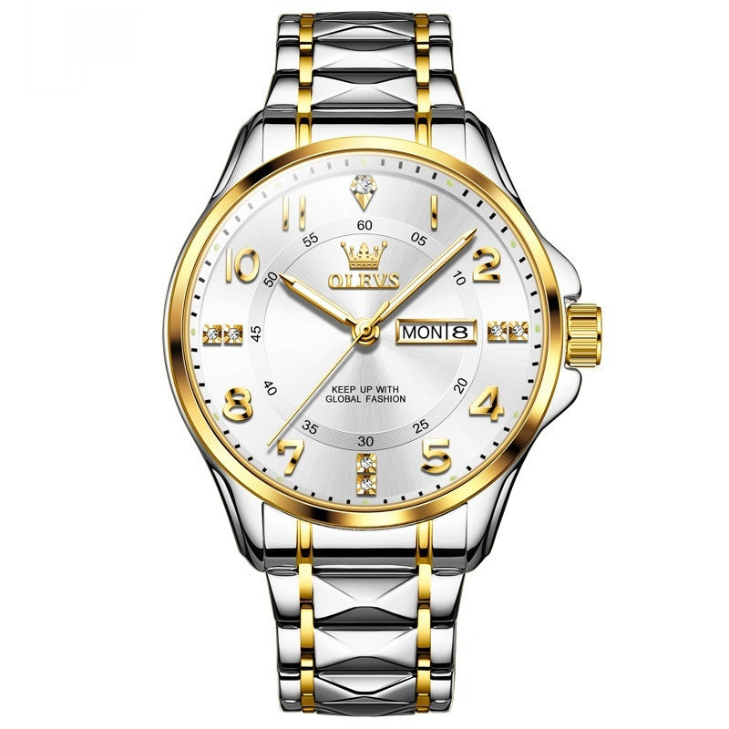 Couple's Quartz Watch – Minimalist Casual & Waterproof