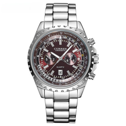 Men's Stainless Steel Quartz Watch