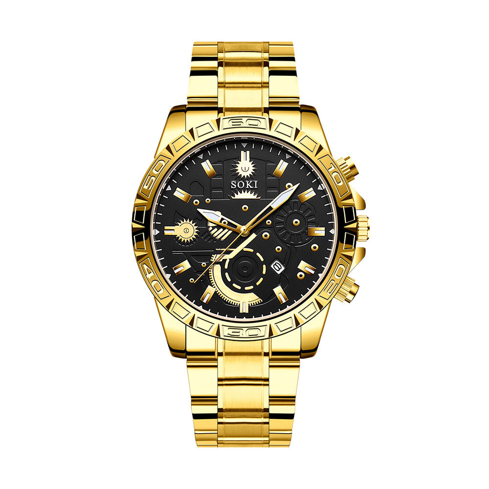 Elegant Men's Quartz Business Timepiece
