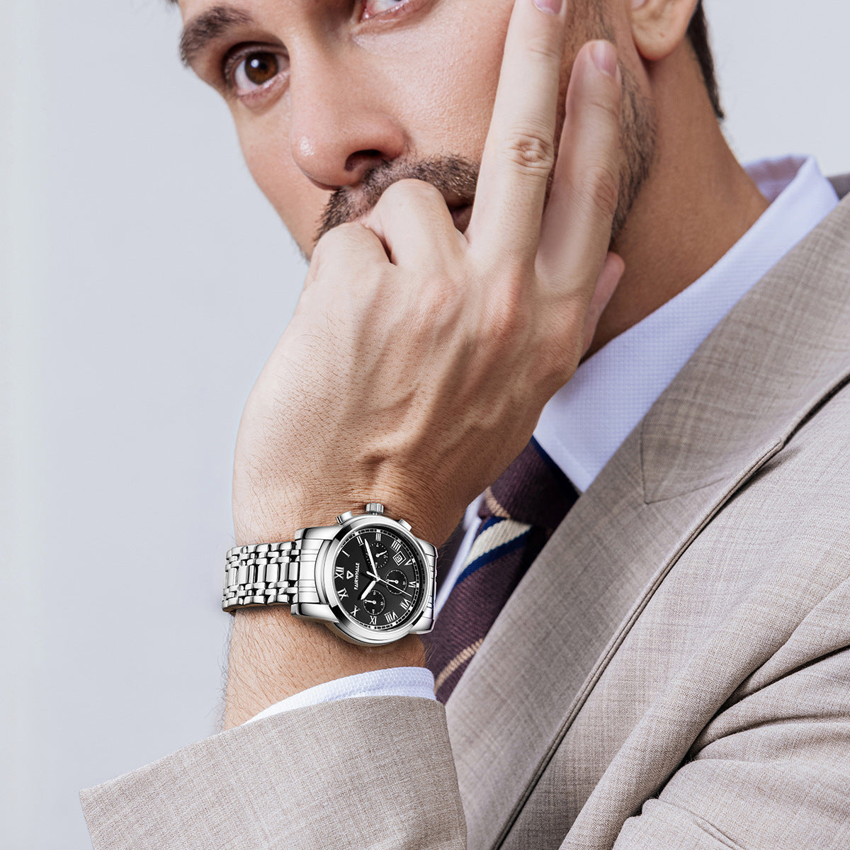 Men's Multi-functional Quartz Watch – Business Casual Style