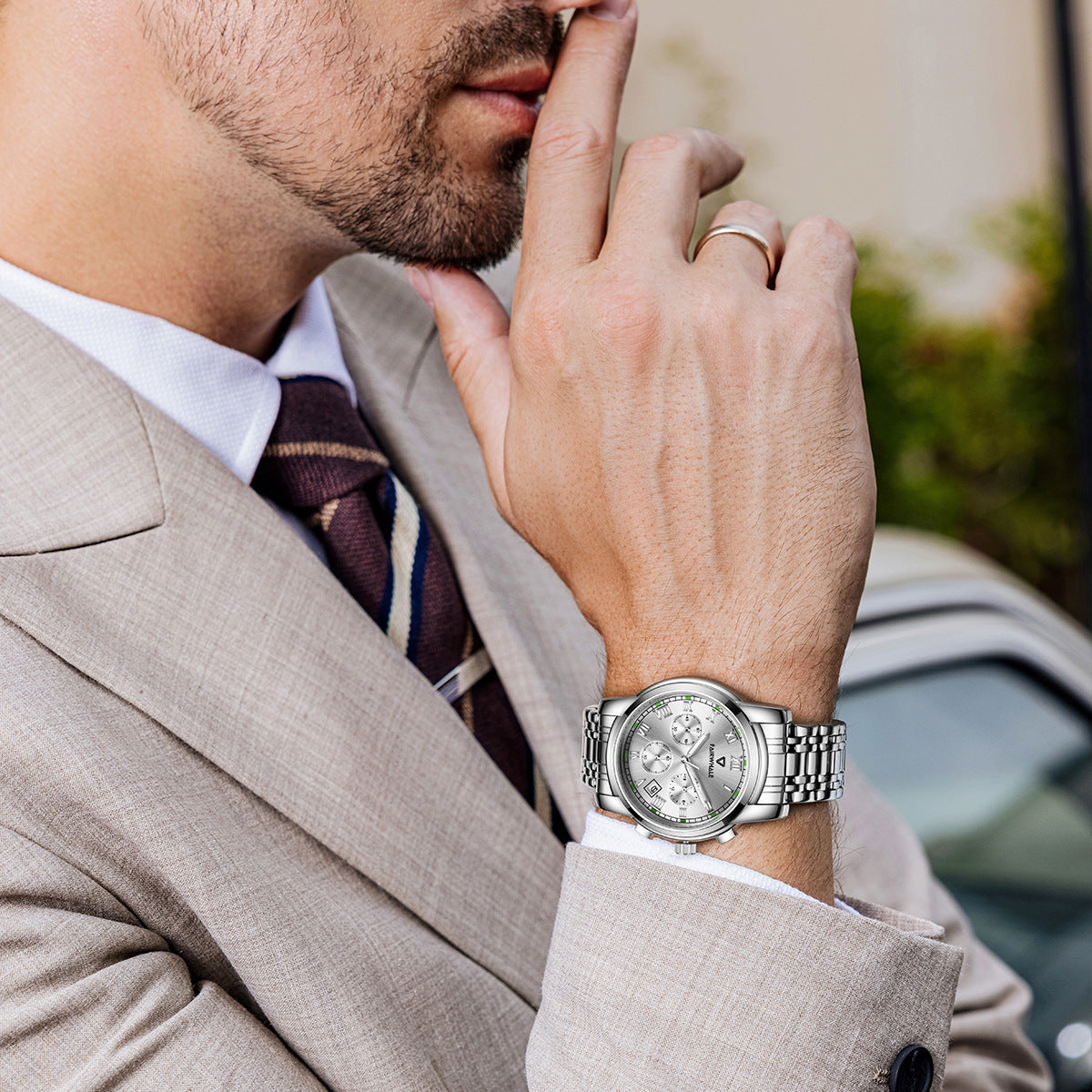 Men's Multi-functional Quartz Watch – Business Casual Style