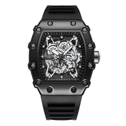 Men's Watch with Large Dial – Luminous Tonneau Case
