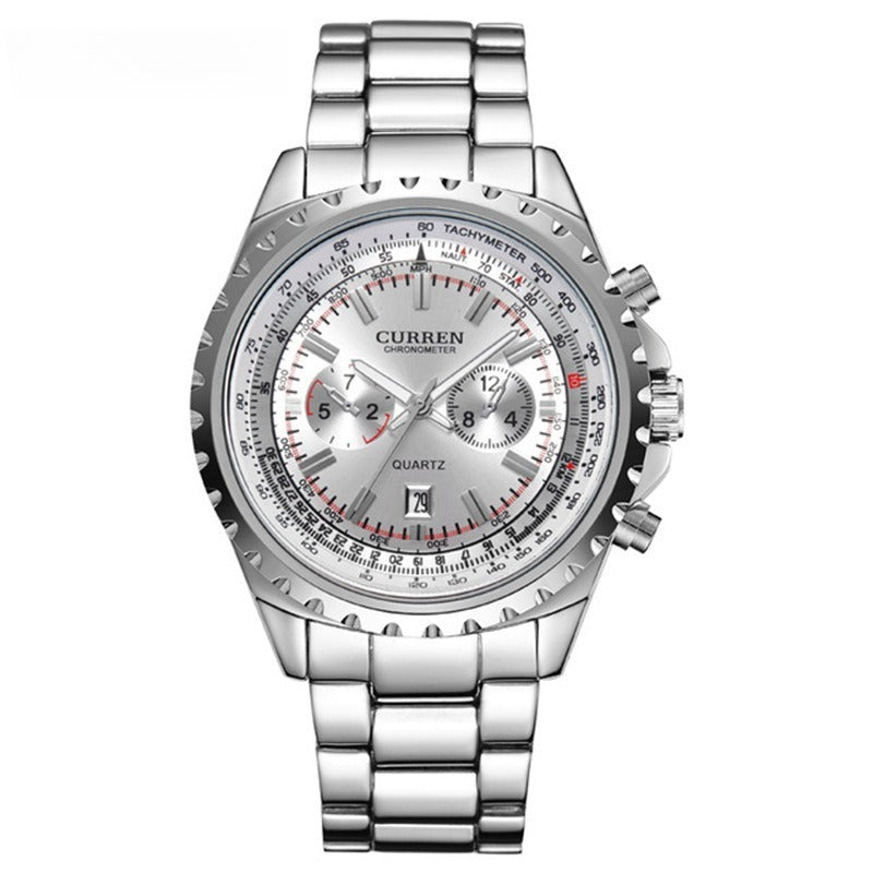 Men's Stainless Steel Quartz Watch