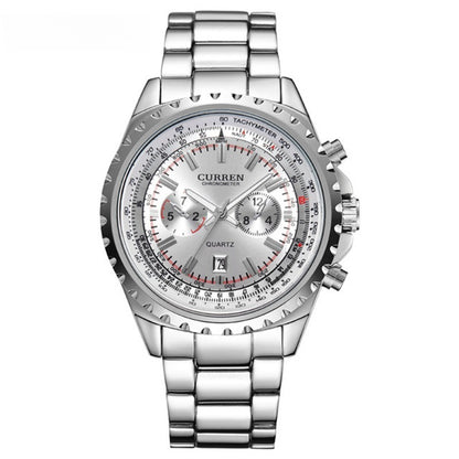 Men's Stainless Steel Quartz Watch