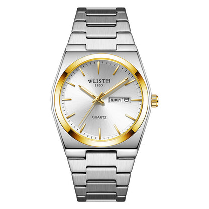 Ultra-thin Men's Quartz Watch – Luminous & Waterproof