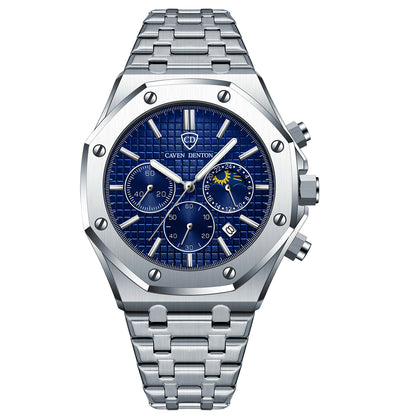 Men's Chronograph Moon Phase Watch